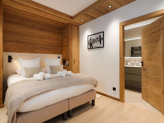 Experience luxury and comfort in this beautifully designed bedroom.