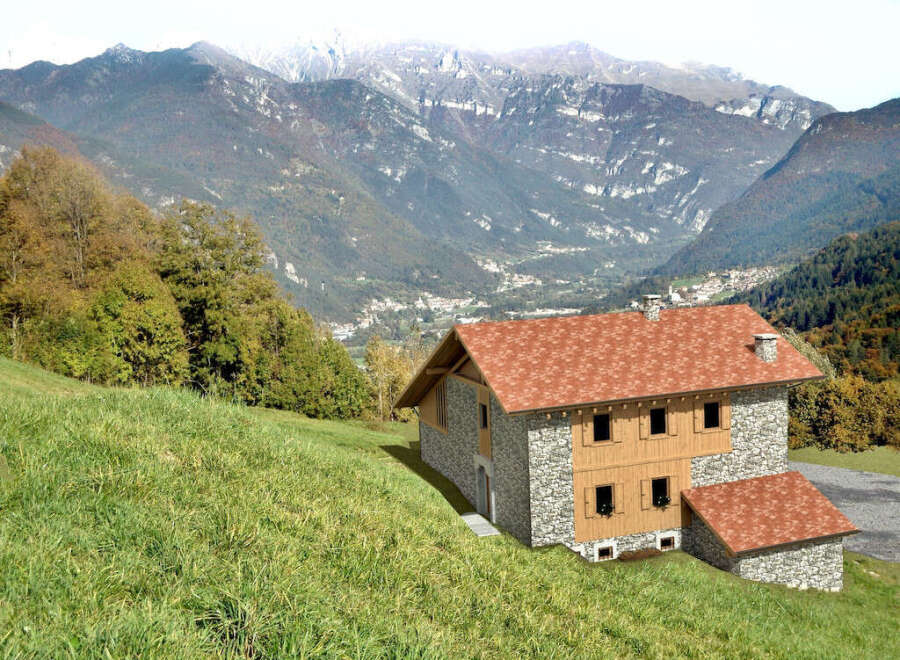 Nestled in the heart of the mountains, this charming stone house offers a serene escape.