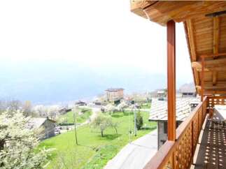 Enjoy breathtaking views from this charming balcony.