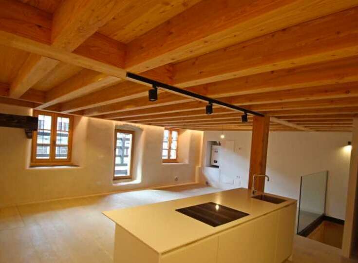 Discover the charm of this stunning property featuring exposed wooden beams that add warmth and character.