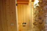 Discover the ultimate relaxation in this stunning sauna.