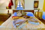 Experience tranquility in this beautifully decorated bedroom.