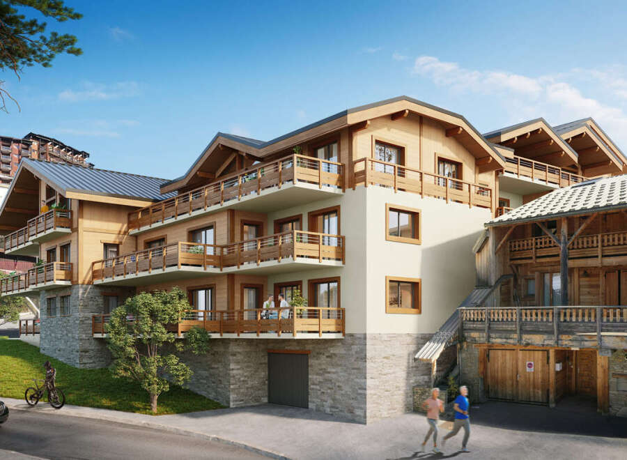 Discover the charm of this stunning property, featuring a beautiful wooden facade and balconies.