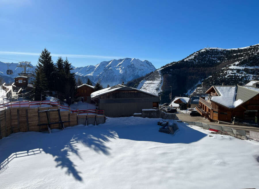 Experience the charm of a winter wonderland in this stunning property.