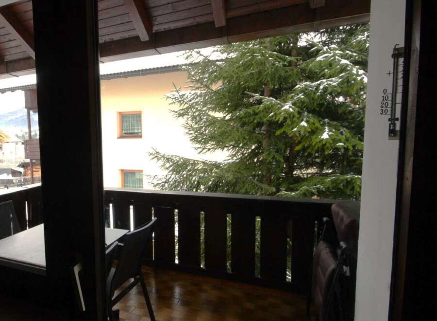 Enjoy stunning views from this charming balcony.