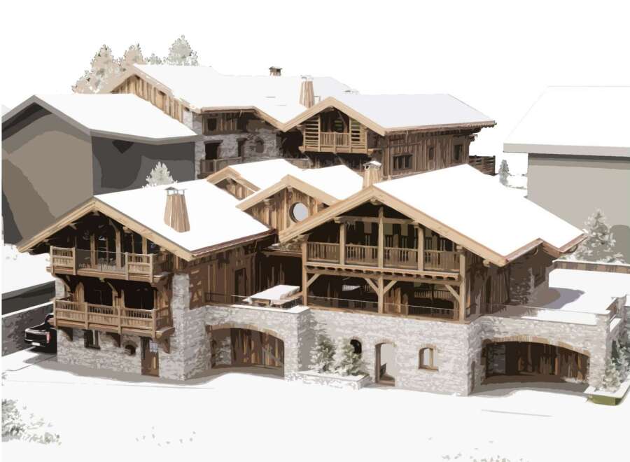 This stunning chalet boasts a prime location, offering breathtaking views and easy access to slopes.