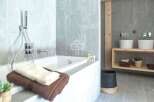 Indulge in the spa-like ambiance of this luxurious bathroom.