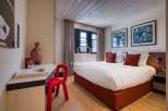 Experience luxury in this stunning bedroom.