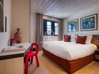 Experience luxury in this stunning bedroom.