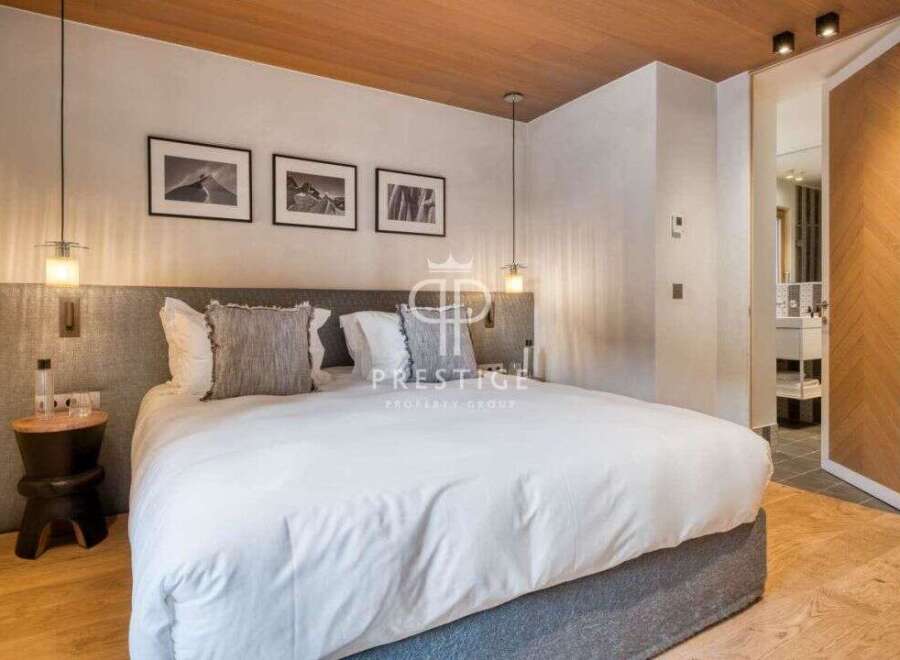 Experience luxury in this stunning bedroom.