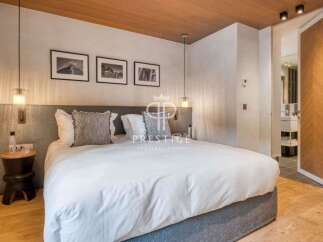 Experience luxury in this stunning bedroom.