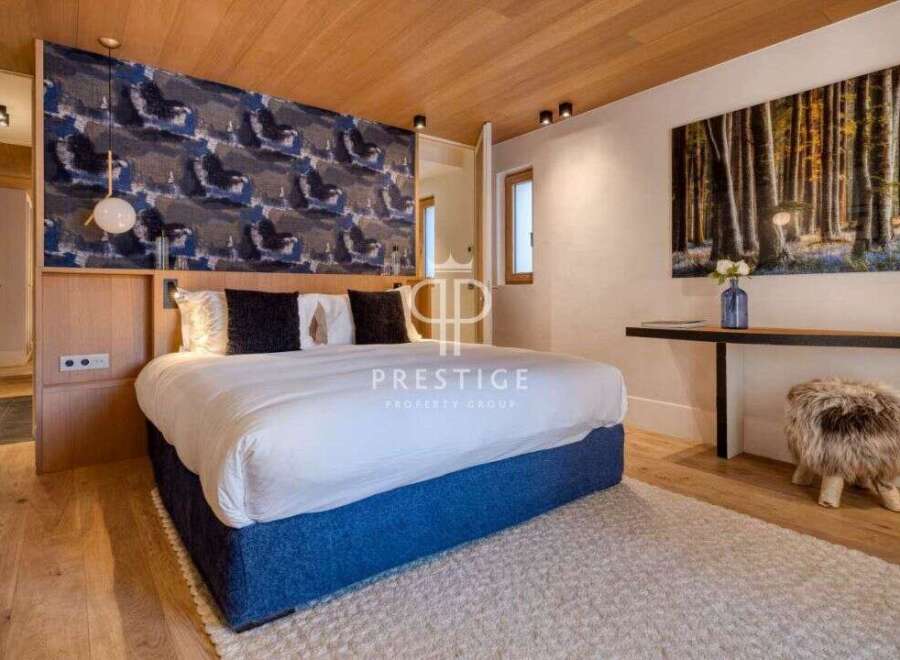 Experience luxury in this stunning bedroom.