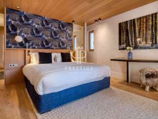 Experience luxury in this stunning bedroom.
