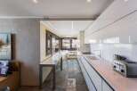 Experience modern luxury in this stunning kitchen.