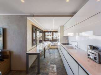 Experience modern luxury in this stunning kitchen.