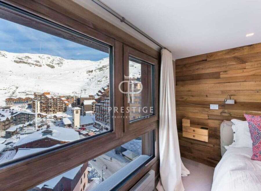 Experience breathtaking mountain views from this luxurious property.