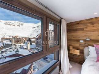 Experience breathtaking mountain views from this luxurious property.