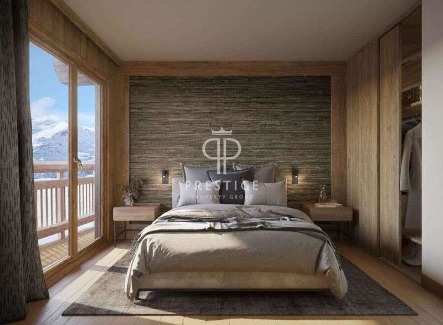 Experience luxury living in this stunning bedroom.