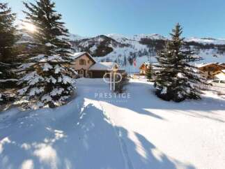 Discover a stunning property nestled in a winter wonderland.