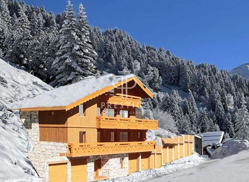 Discover a stunning chalet nestled in a picturesque winter wonderland.