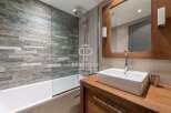 Discover luxury living in this stunning bathroom.