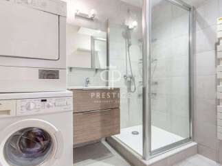 Discover modern living in this stylish bathroom.