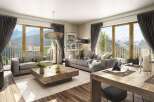 Experience luxury living with breathtaking mountain views in this stunning property.