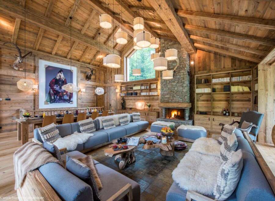 Experience the epitome of rustic luxury in this stunning chalet.