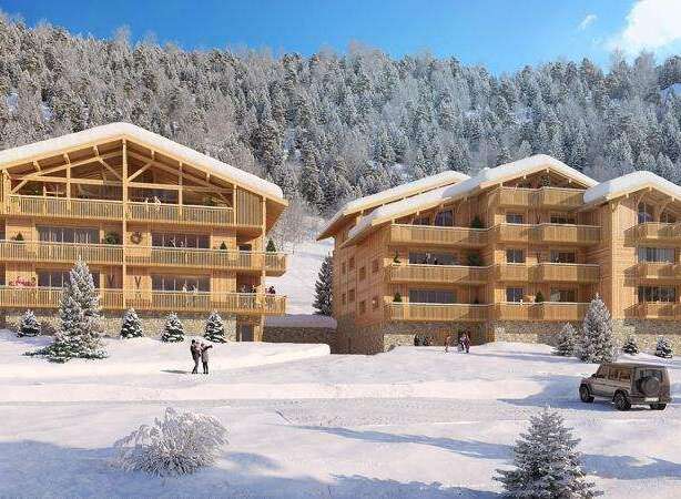 Experience the ultimate alpine escape in these stunning wooden chalets.