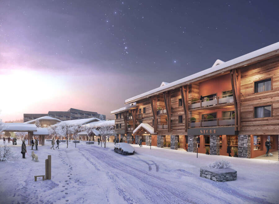 Experience the charm of a winter wonderland in this stunning property.