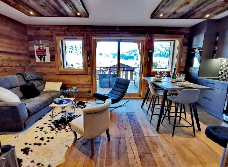 Experience the ultimate mountain retreat in this cozy chalet.