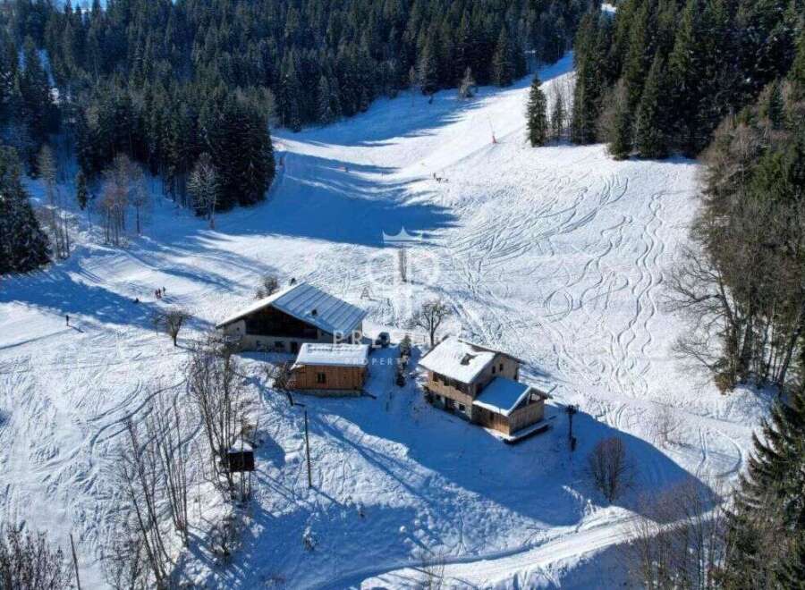 Discover a stunning property nestled in a picturesque winter wonderland.