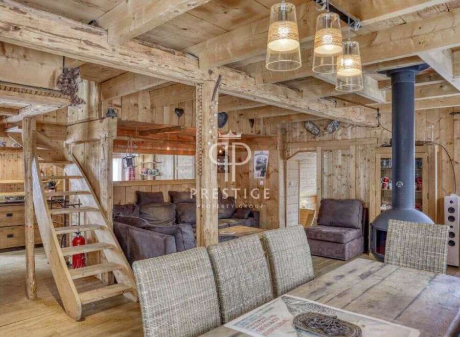 Experience rustic charm in this stunning wooden cabin.