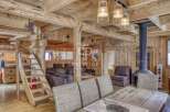 Experience rustic charm in this stunning wooden cabin.