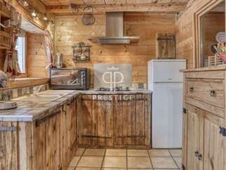 Step into rustic charm with this cozy kitchen.