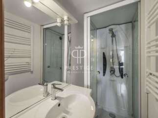 Discover modern living in this stylish bathroom.