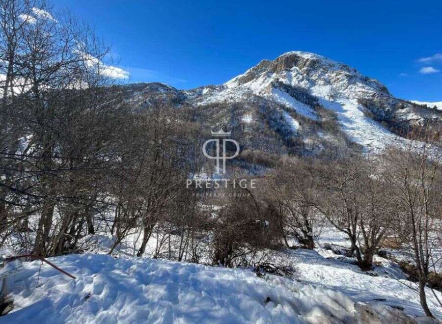 Discover a stunning property nestled in a picturesque mountain landscape.