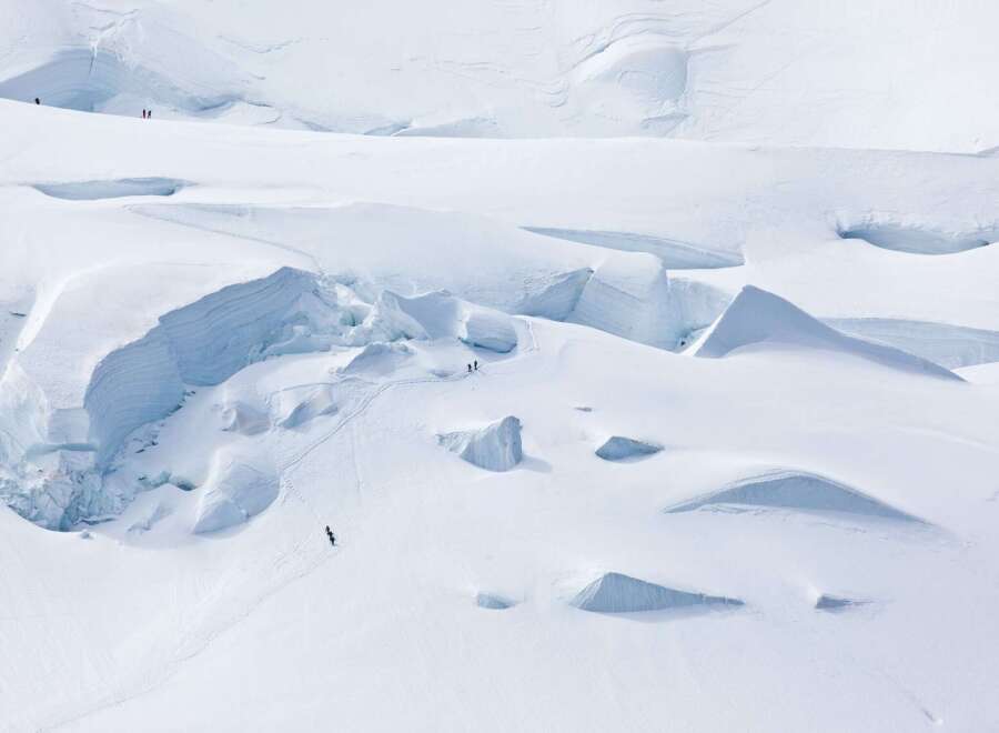 Explore the breathtaking beauty of a snow-covered landscape.