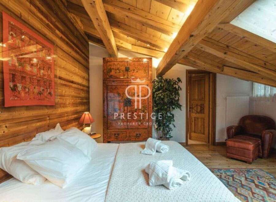 Experience rustic charm in this stunning bedroom.