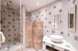 Discover a luxurious bathroom with a modern design.