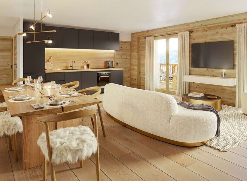 Experience luxury living in this stunning property, featuring a modern open-plan design.