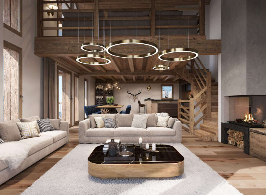 Experience luxury living in this stunning chalet-style home.