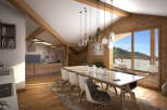 Experience luxury living in this stunning property, featuring a spacious dining area perfect for entertaining.