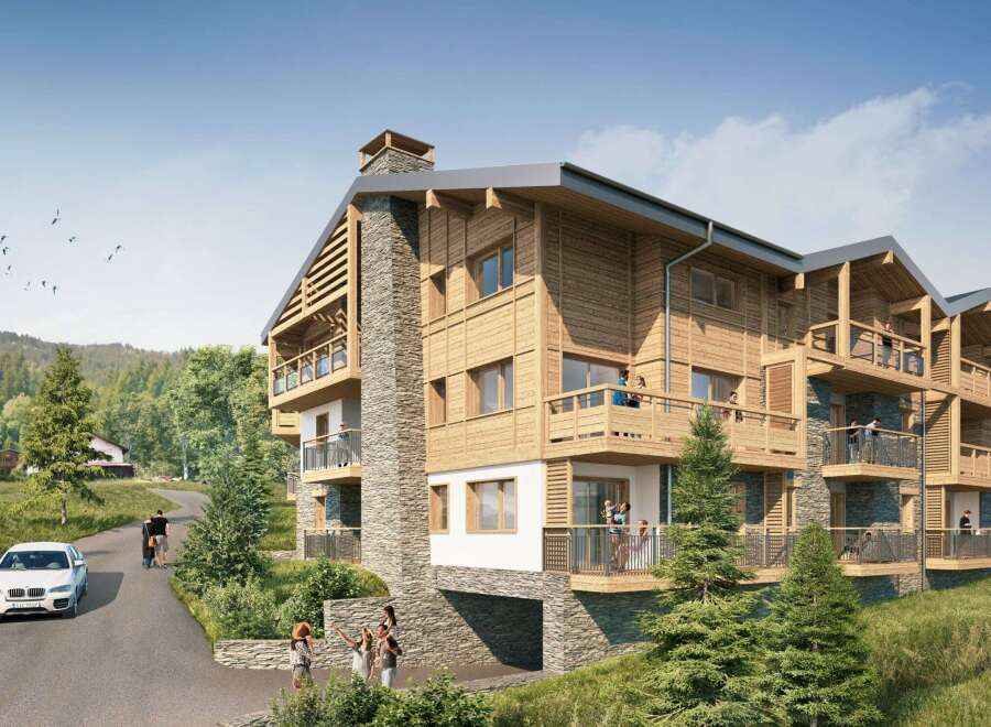 Discover your dream chalet in the heart of the mountains! This stunning property boasts a modern design with wooden accents and spacious balconies, perfect for enjoying breathtaking views.