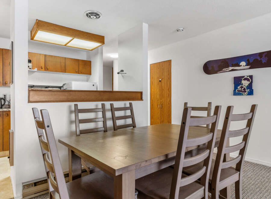 Discover a cozy dining space perfect for gatherings.
