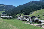 Nestled in a picturesque mountain valley, this property offers stunning views of the surrounding landscape.