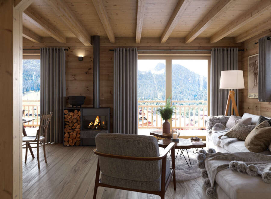 Experience the ultimate mountain retreat in this stunning chalet.