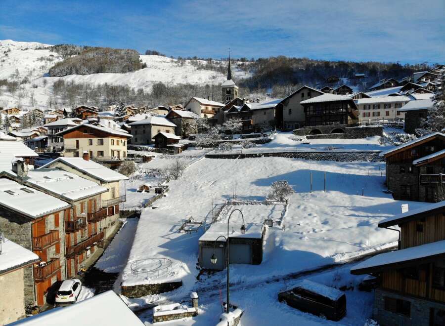 Discover the charm of this snow-covered village, perfect for a winter getaway.