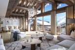 Experience luxury living in this stunning chalet, boasting breathtaking mountain views.