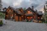 Discover the charm of this stunning log cabin home, a perfect blend of rustic elegance and modern comfort.